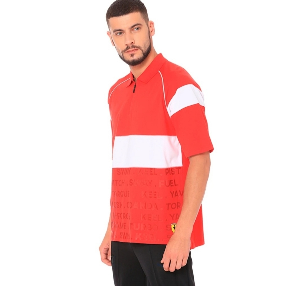 Puma Scuderia Ferrari Street Polo Shirt Mens Large